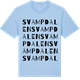 Blue Soul t-shirt med Svampdalen ordlek t-shirt