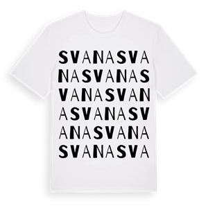 Svana ordlek t-shirt – ekologisk bomull t-shirt från Pinshirt