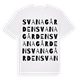 Svanagården ordlek t-shirt