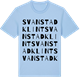 Blue Soul t-shirt med Svanstad klint ordlek t-shirt