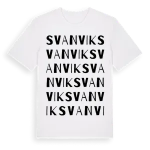 Svanvik ordlek t-shirt – ekologisk bomull t-shirt från Pinshirt