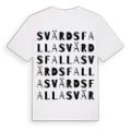 Svärdsfalla ordlek t-shirt