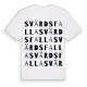 Svärdsfalla ordlek t-shirt