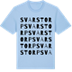 Blue Soul t-shirt med Svarstorp ordlek t-shirt
