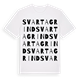 Svarta Grind ordlek t-shirt