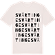 Vintage White t-shirt med Svärtinge ordlek t-shirt