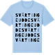 Blue Soul t-shirt med Svärtinge udde ordlek t-shirt