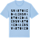 Blue Soul t-shirt med Svartoxedalen ordlek t-shirt