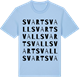 Blue Soul t-shirt med Svartsvall ordlek t-shirt
