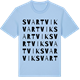 Blue Soul t-shirt med Svartvik ordlek t-shirt
