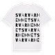 Svarvarhemmet ordlek t-shirt