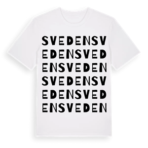 Sveden ordlek t-shirt – ekologisk bomull t-shirt från PinShirt