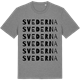 Mid Heather Gray t-shirt med Svederna ordlek t-shirt