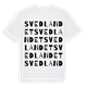 Svedlandet ordlek t-shirt