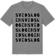 Mid Heather Gray t-shirt med Svedskogen ordlek t-shirt