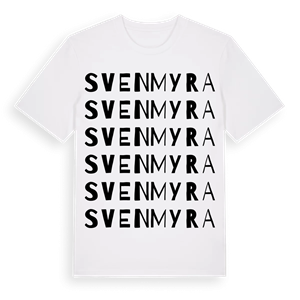 Svenmyra ordlek t-shirt – ekologisk bomull t-shirt från PinShirt