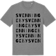 Mid Heather Gray t-shirt med Svenningeby ordlek t-shirt