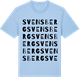 Blue Soul t-shirt med Svensberg ordlek t-shirt