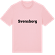 Pink Cotton t-shirt med Svensborg fetstil t-shirt