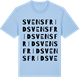 Blue Soul t-shirt med Svensfrid ordlek t-shirt