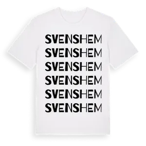 Svenshem ordlek t-shirt – ekologisk bomull t-shirt från Pinshirt