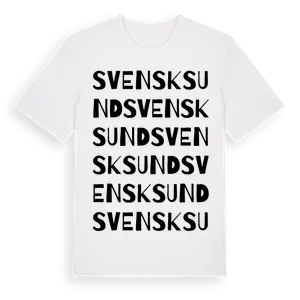 Svensksund ordlek t-shirt – ekologisk bomull t-shirt från Pinshirt