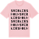 Pink Cotton t-shirt med Sverkersholm ordlek t-shirt