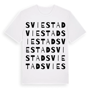 Sviestad ordlek t-shirt – ekologisk bomull t-shirt från Pinshirt