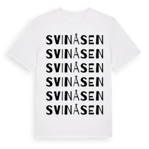 Svinåsen ordlek t-shirt – ekologisk bomull t-shirt från Pinshirt
