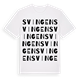 Svingen ordlek t-shirt