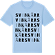 Blue Soul t-shirt med Svinkärr ordlek t-shirt