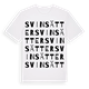 Svinsätter ordlek t-shirt