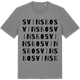 Mid Heather Gray t-shirt med Svinsbo ordlek t-shirt