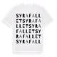 Syrafallet ordlek t-shirt