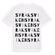 Syraksviken ordlek t-shirt