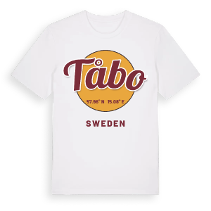 Tåbo cirkel t-shirt – ekologisk bomull t-shirt från Pinshirt