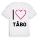 Jag älskar Tåbo t-shirt stort tryck