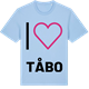 Blue Soul t-shirt med Jag älskar Tåbo t-shirt stort tryck