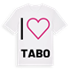 Jag älskar Tabo t-shirt stort tryck