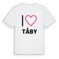 Jag älskar Tåby t-shirt stort tryck