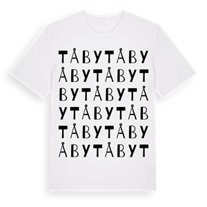 Tåby ordlek t-shirt – ekologisk bomull t-shirt från Pinshirt