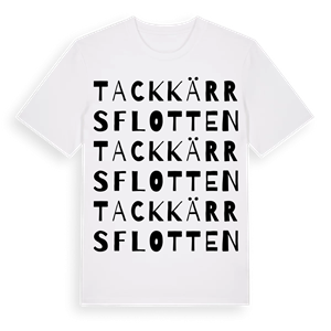Tackkärrsflotten ordlek t-shirt – ekologisk bomull t-shirt från Pinshirt
