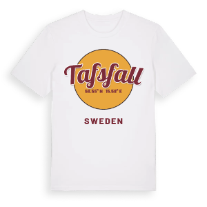 Tafsfall cirkel t-shirt – ekologisk bomull t-shirt från Pinshirt