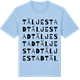 Blue Soul t-shirt med Täljestad ordlek t-shirt