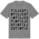 Mid Heather Gray t-shirt med Täljestad ordlek t-shirt