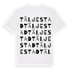Täljestad ordlek t-shirt
