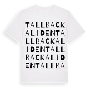 Tallbackaliden ordlek t-shirt – ekologisk bomull t-shirt från Pinshirt