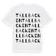 Tallbacken ordlek t-shirt