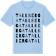 Blue Soul t-shirt med Tallberga ordlek t-shirt