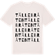 Vintage White t-shirt med Tällebråten ordlek t-shirt